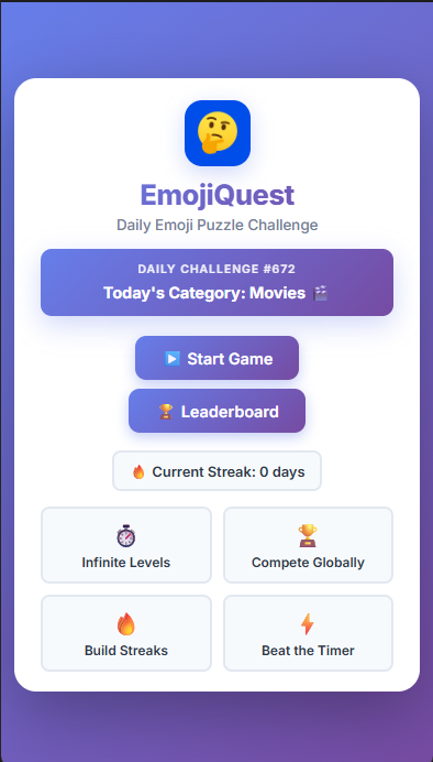 Emoji Quest Daily Game - Farcaster Mini Apps
